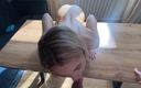 Lil Karina: Schöne blondine wird in der küche gefickt