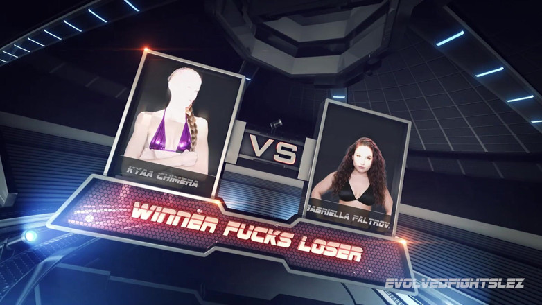 Evolved Fights Lez: Gabriella paltrova gegen kyaa Chimera weibliches wrestling