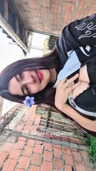 Porn Actress Yulieth Gomez Touches Her Breasts Outdoors