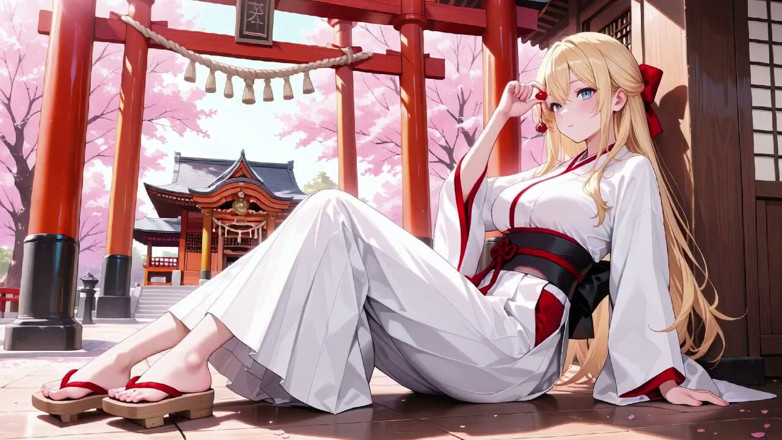 Tay Swift X: Blonde Miko in de Heiligdom! Taboe fluistert onder cherry blossoms,...