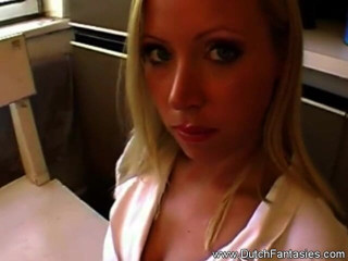 Dutch Fantasies: Superb babe gets fucked and fingered