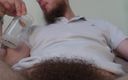 Hunky time: Spitting Into a Glass - Hairy Pubis