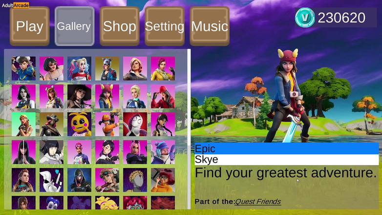 LewdArcade: Koleksi Galeri Scence Seks Forthub [bagian 04] Permainan Game Porno Parodi Fortnite [18+]...