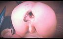 Callipygian: Fusión anal 4 - mantequilla más profunda dentro de mi culo