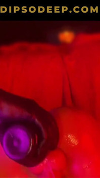 Femboy Gapes e Peidos cremoso com brinquedos - treinamento anal