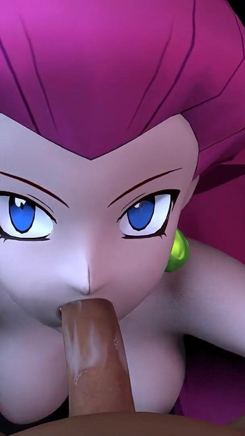 Jessie From Team Rocket Sucks Dick in POV Pokemon Parody