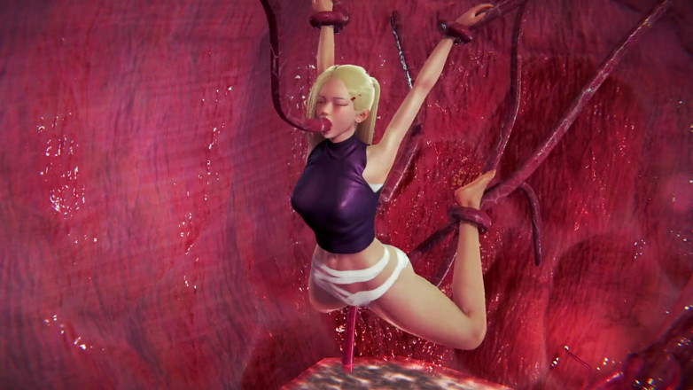 Waifu club 3D: Ino bir mağarada garip şeyler buldu