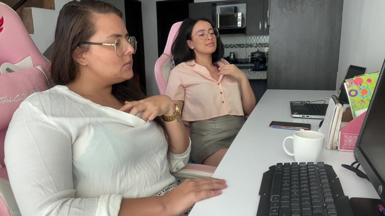zoemelissa: Our Boss Excites Us, We Masturbate Thinking About Him