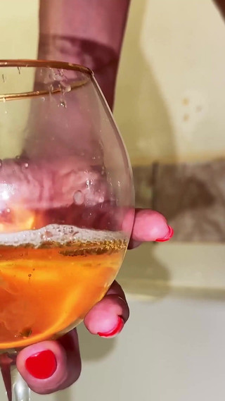 Thumbnail of Sperm Drain #4. French MILF Makes a Sexy Aphrodisiac Cut of Your Cum and Her Squirt. Dirty Fetish