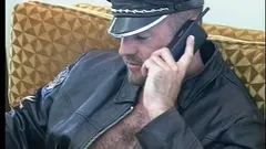 Straight horny guy sucks on a huge hard cock