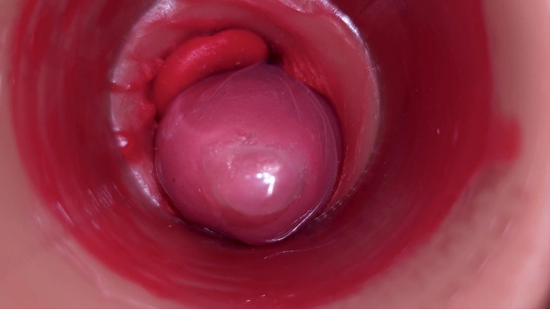 Ladybottox: Dentro de uma camgirl cervix pov câmera na vagina com...