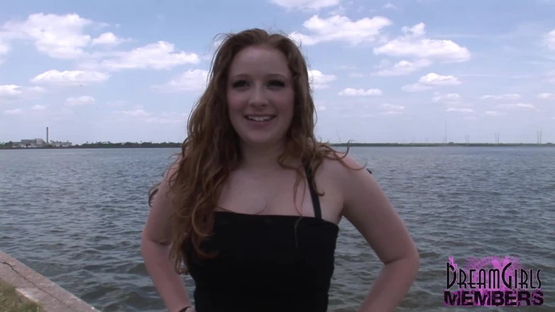 Dream Girls: Kelsey Flashes Her Big Natural Tits and Hot Pussy in...