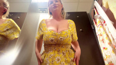 JessieHH: 夏のドレスとブラの試着 ホール 安全・無料