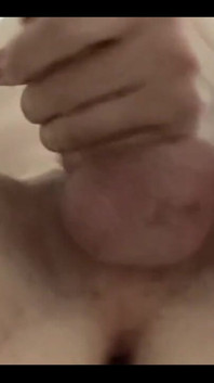 Masturbating