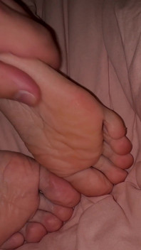 Very Sensetive Foot Massage of 18 Years Old Teen