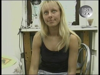 Crispy Teens: Blonde teen masturbates and gets jizzed on her nice tits