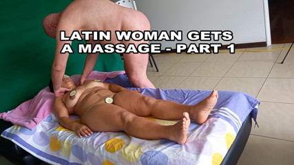 ADAMANDEVE: Woman getting a massage part 1