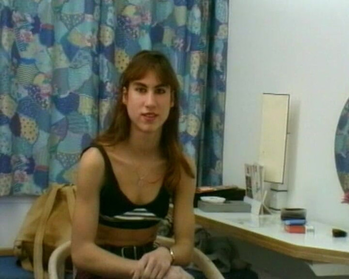 90s Lesbian sex: Troie di connessione figa cruda # 1