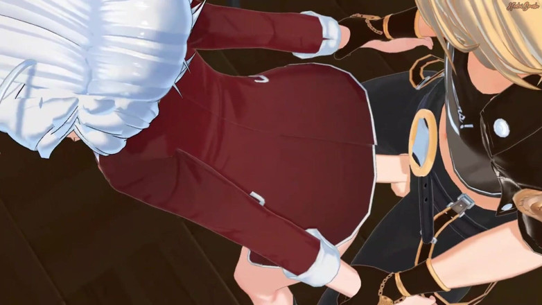 Hentai Smash: 오르가즘을 탐할 때까지 따먹히는 Fie Claussell, 얼싸 - 차가운 강철 헨타이의 흔적