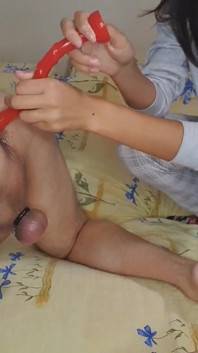 Senza pietà dominazione femminile sto andando 2 ti scopa il culo fino a quando non ti sborri. Anale profonda con un dildo da 50 cm