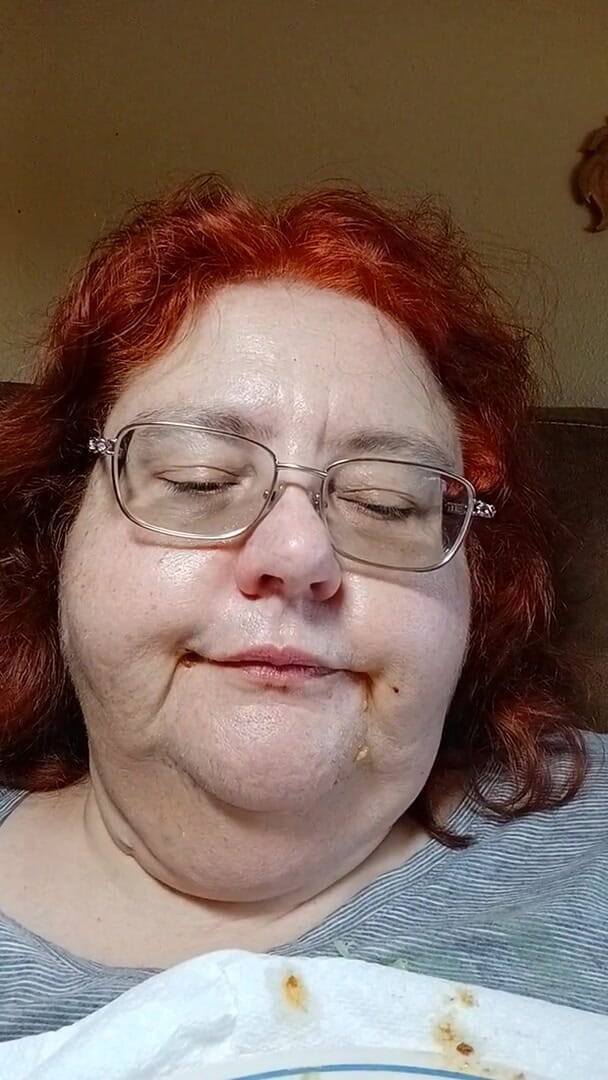 BBW nurse Vicki adventures with friends: Ate a big meal homemade taco dinner