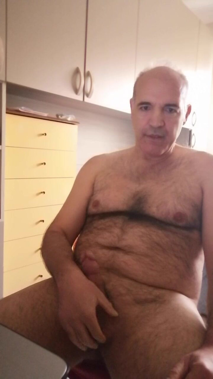 Setesesso7: Vamos, baby, brinque comigo. Masturbar-se, tocar seu pau e bolas!