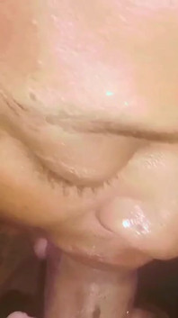 Bitch Sucking the Dick Dry!