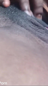 Rubbing Fingering My Black Pussy Spreading My Arsehole