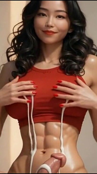 เอเชีย Futanari Cumshots