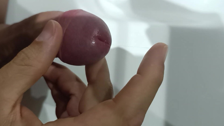 Pink-dick: Great Untouched Cumshot