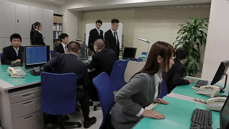 Asian Slit Sluts: Insatiable Office MILF Drains Every Cock Offered