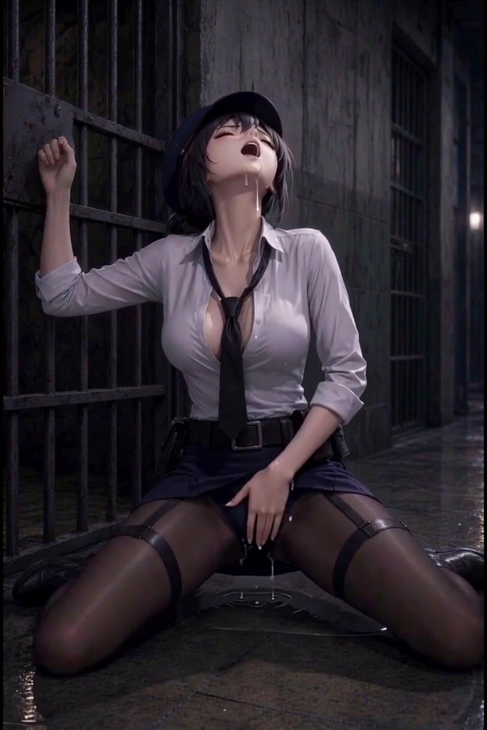 Wertstofsamler: 刑務所での3Dアニメ警察コスプレ