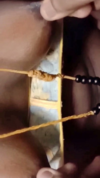 Desi Wife Black Queen Renu BDSM Nipple Pull & Hard Boob Squeeze by Bestie Githane! Indianhotwifex