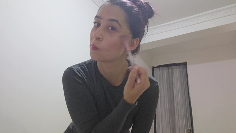 alexia twerk videos: Evde try-on haul gri elbise uydurma ve şekillendirme seansı