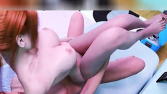 3DXXXTEEN2 Cartoon: Filmová noc se svým nejlepším šukajícím kamarádem. 3D porno kreslený sex