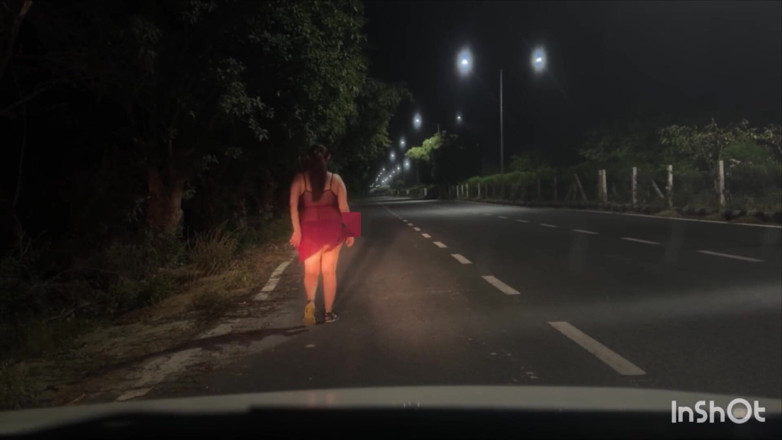 Indian Couplexx: Caldo india scopa straniero sulla strada