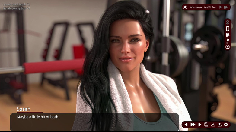 Johannes Gaming: Szepty Desire 14 Sarah i Alex cieszyli się czasem na siłowni