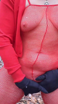 Red Bodystocking
