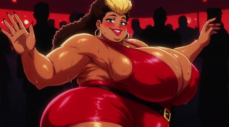 Huge Boobs: Fette frauen, riesige möpse