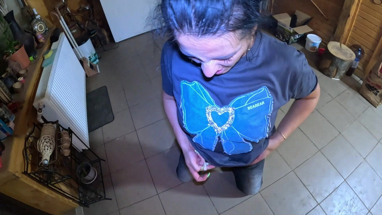 MilfyCalla: Fodendo a cara e brincando enquanto usa jeans apertados 284