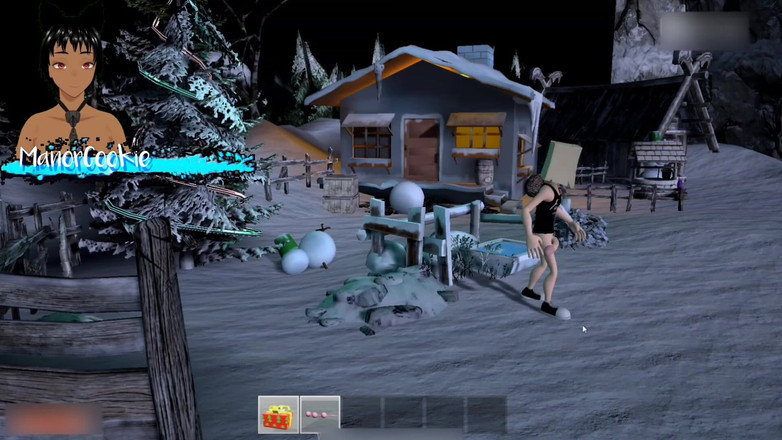 Manor Cookie: Fuckerman: jingle balls 3d - збирається займатися сексом у 3d з гарячою жінкою