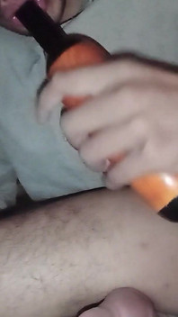 Fucking My Ass with a Wooden Rolling Pin