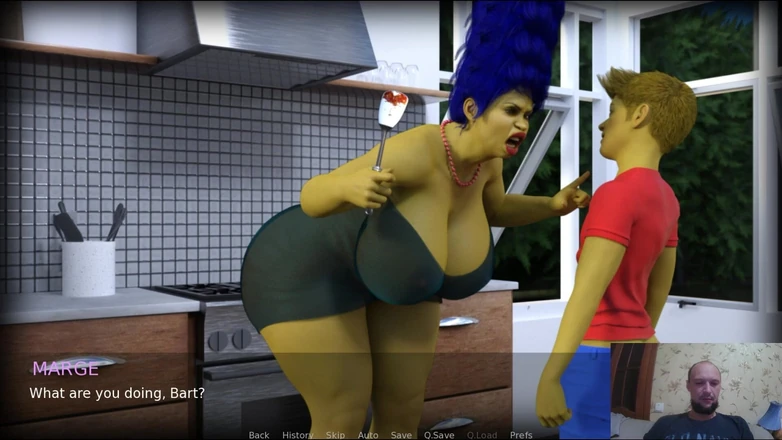 Sex game gamer: Bart and Marge Have a Great Ass Fuck in the...