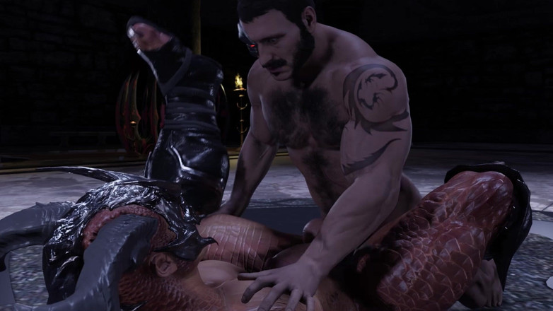 Taylor Breeder: Lustvolle Kombat 3 - Shao Kahn XXX Kano Szene