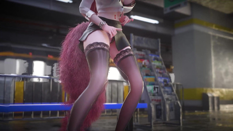 MikuMotion: [mmd] オフィスレディ制服;ペンシルスカート;レースThong;書記