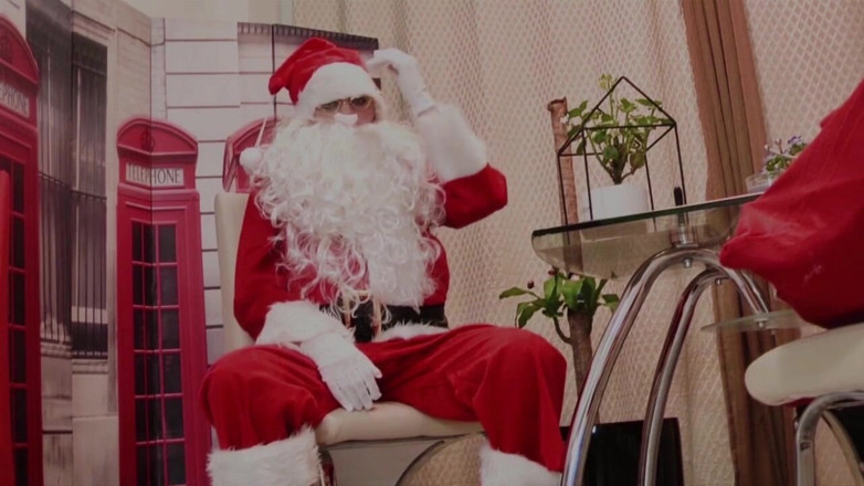 Goddess Celine: Nursing home with Santa Claus