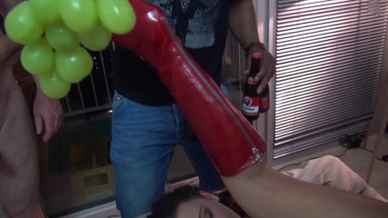 Cumbizz: Creampie gangbang high heels teen cumslut Julie Skyhigh