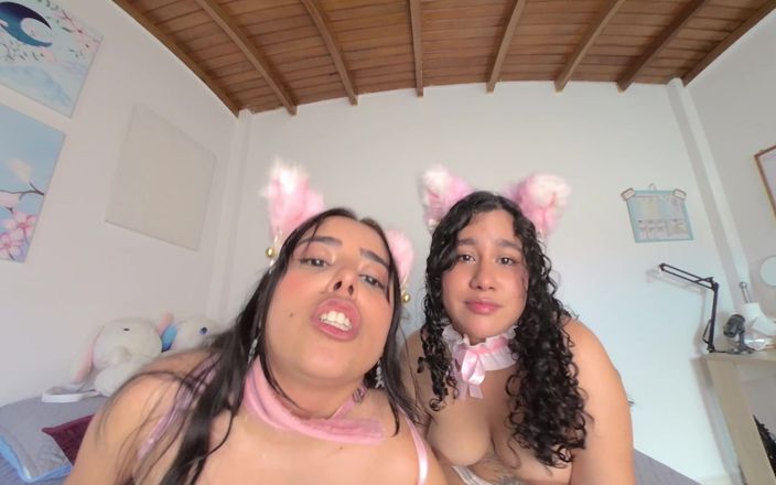 CuttiejennieVR: Flirty cats lassen dich dein eigenes sperma essen teil 2