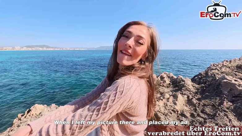EroCom: Remaja pelancong Jerman Becky California mengambil lelaki untuk kongkek cuti...