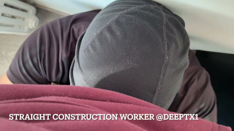 deeptx1: Construction Worker Fucks Me in the Mouth